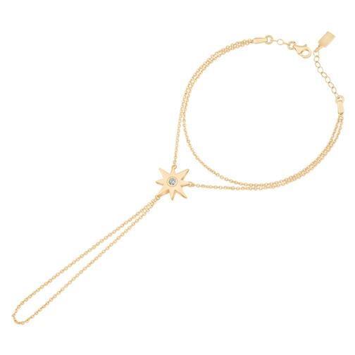 Ema Çift Taraflı Taşlı Kutup Yıldızı Şahmeran