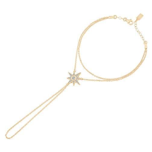 Ema Çift Taraflı Taşlı Kutup Yıldızı Şahmeran