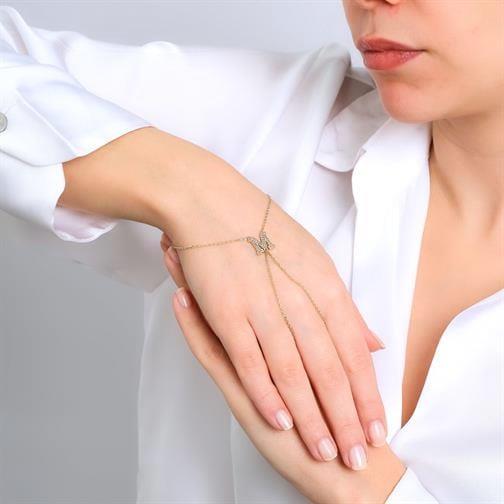 Ema Kristal Taşlı Harf Şahmeran