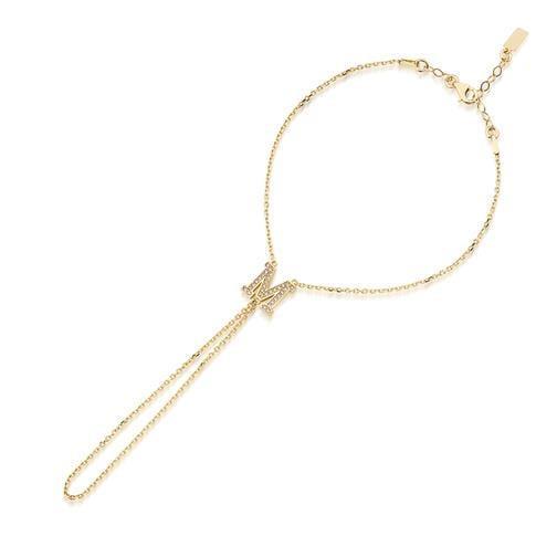 Ema Kristal Taşlı Harf Şahmeran