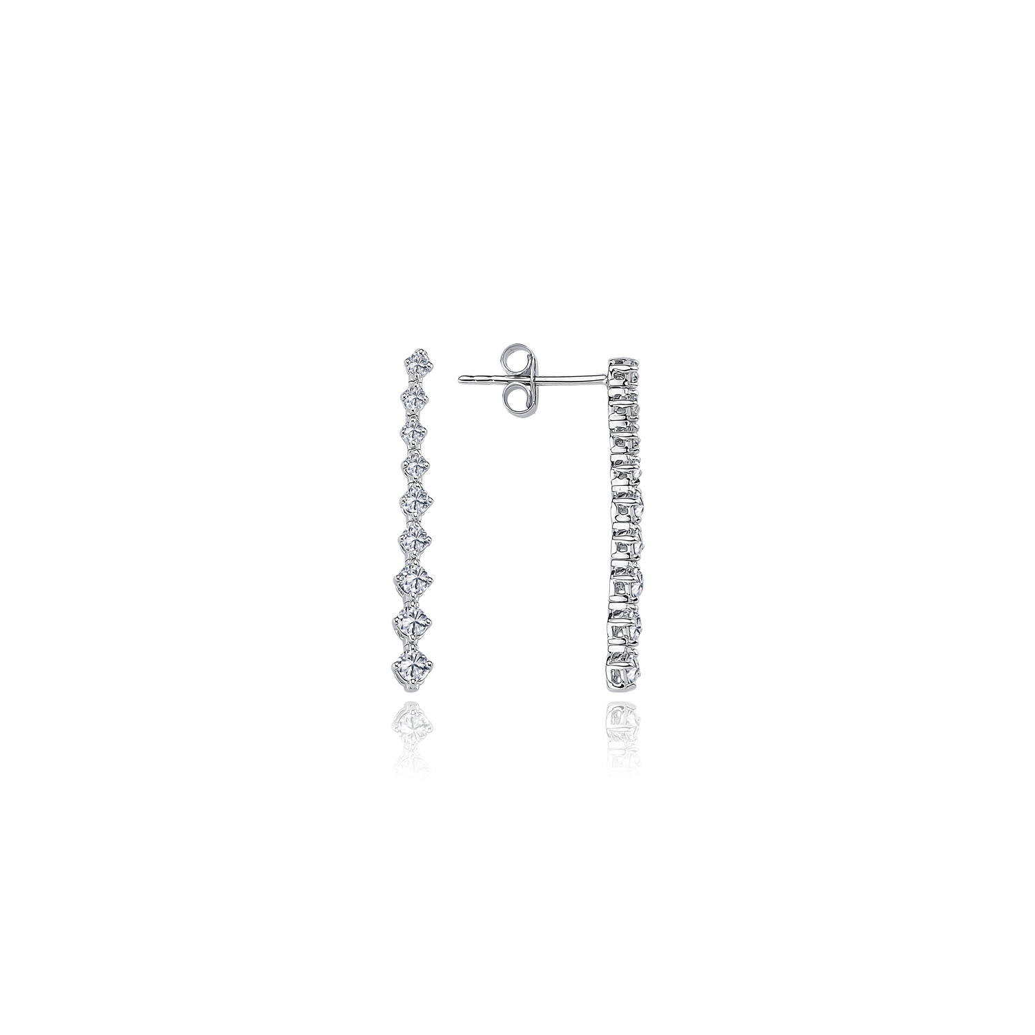 Pırlanta  Suyolu Küpe 0.80 Ct
