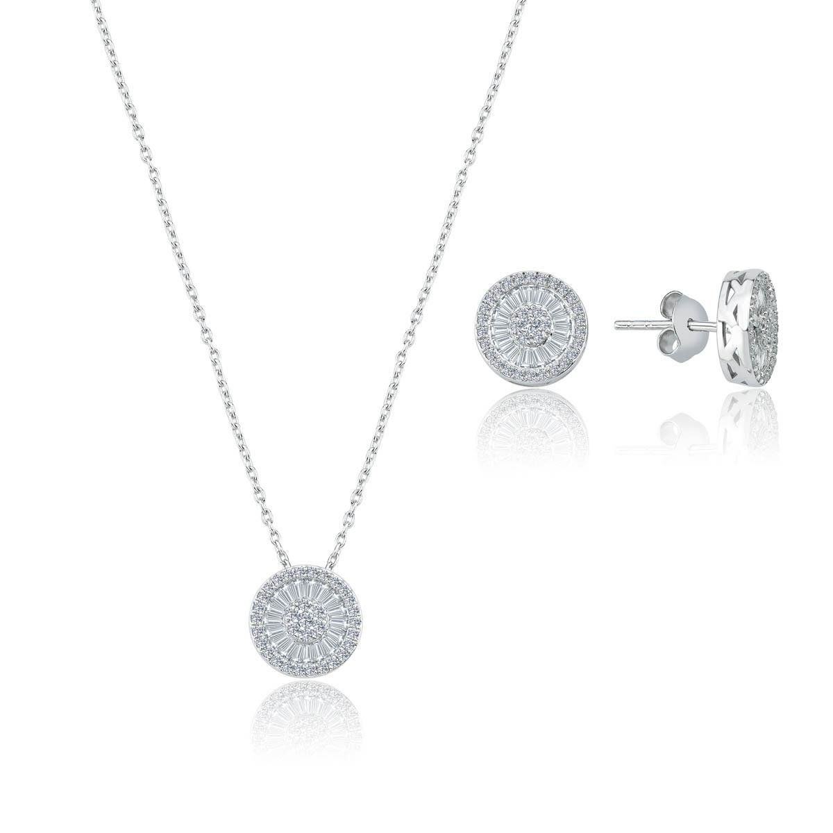 Pırlanta Baget Taşlı  Mini Set