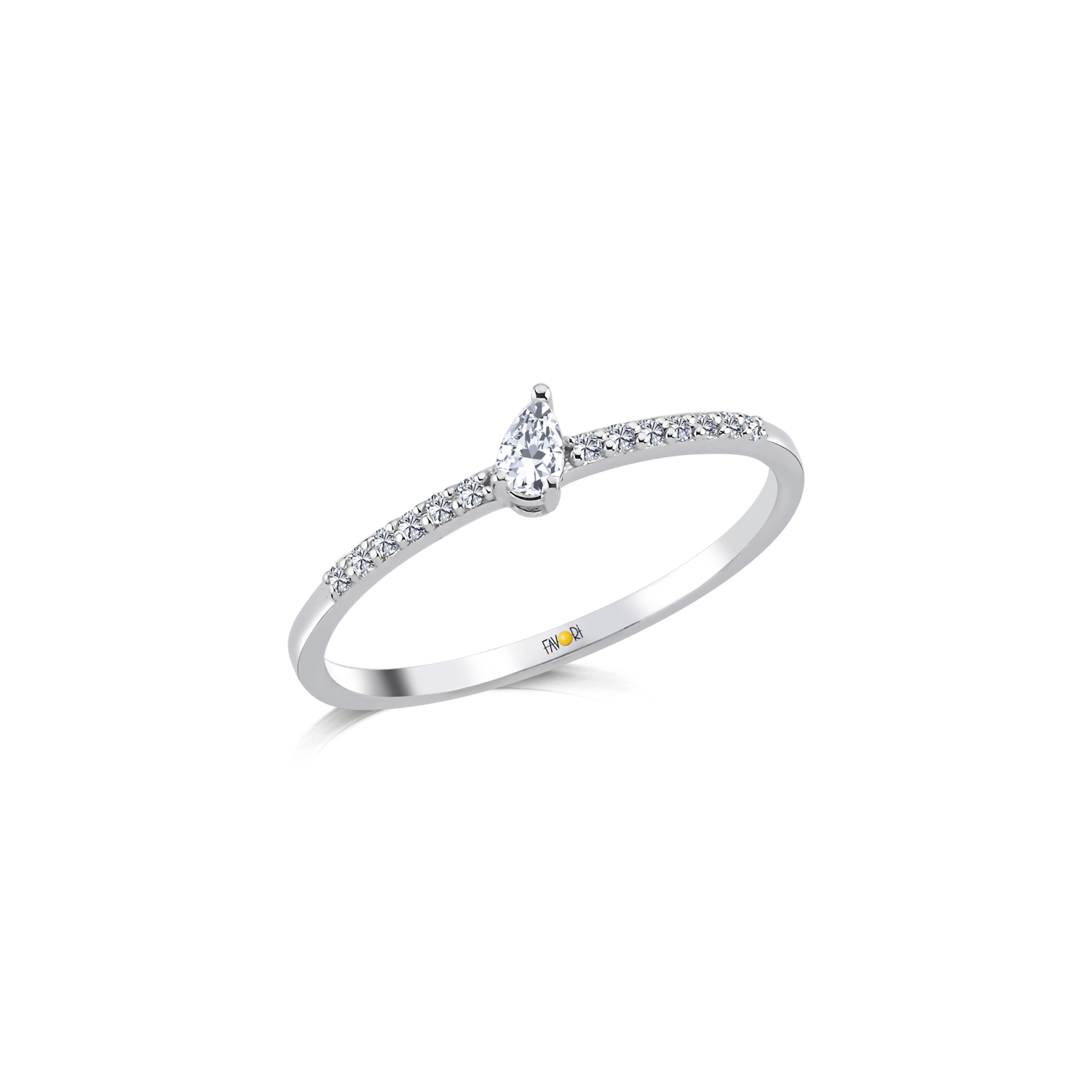 Pırlanta Tasarım Yüzük 0,15 Ct