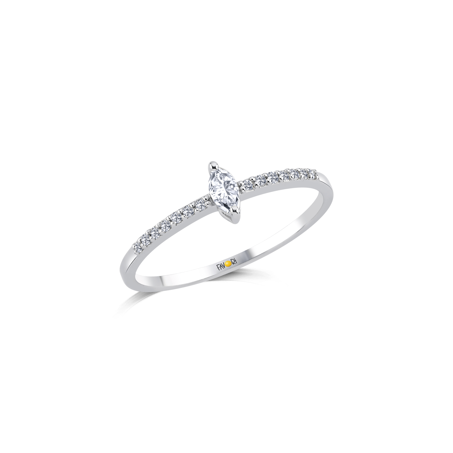 Pırlanta Tasarım Yüzük 0,16 Ct