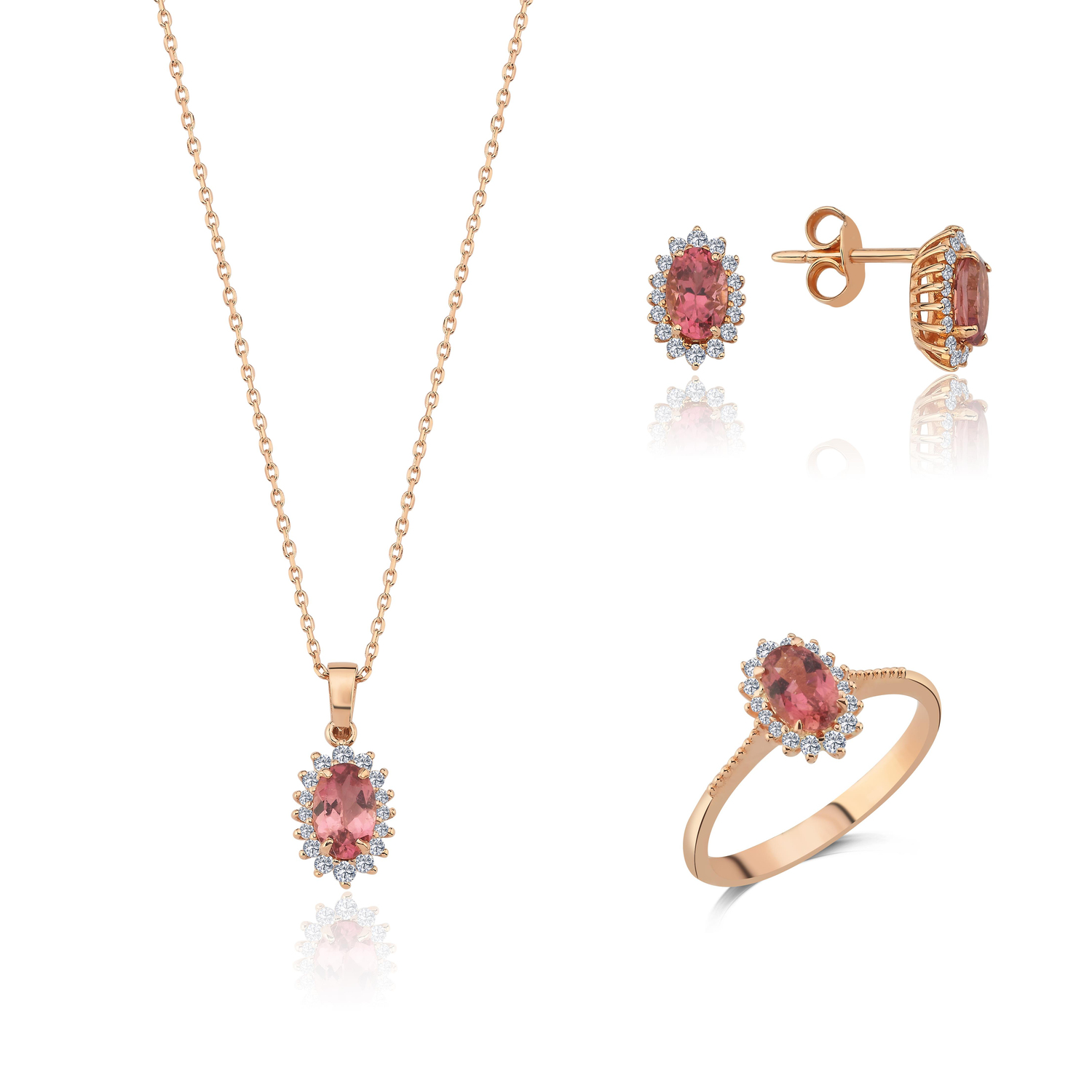 Pırlanta Turmalin Miniset