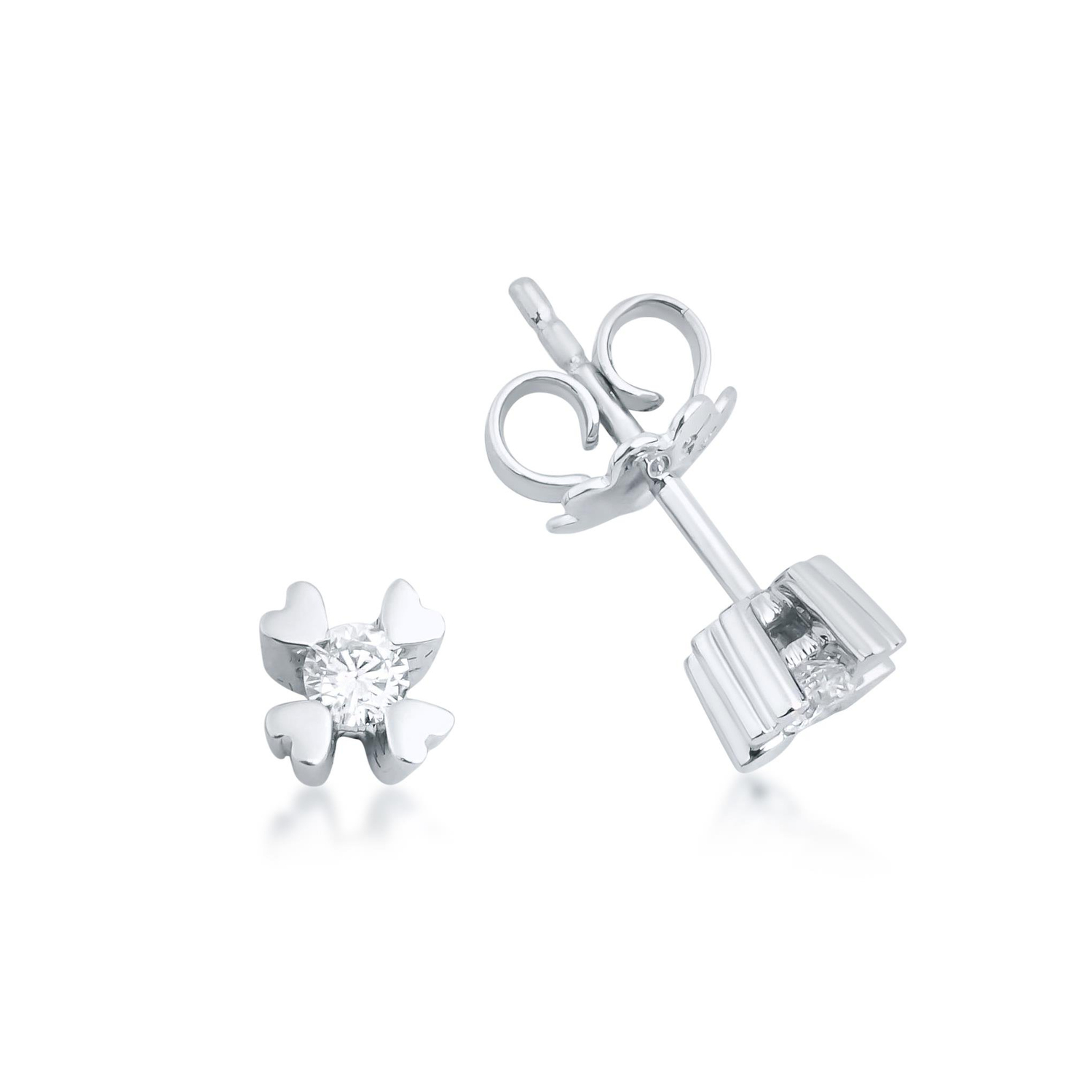 Pırlanta Tektaş Küpe