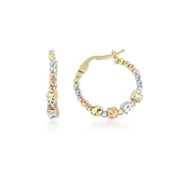 14 Ayar Altın Halka Küpe