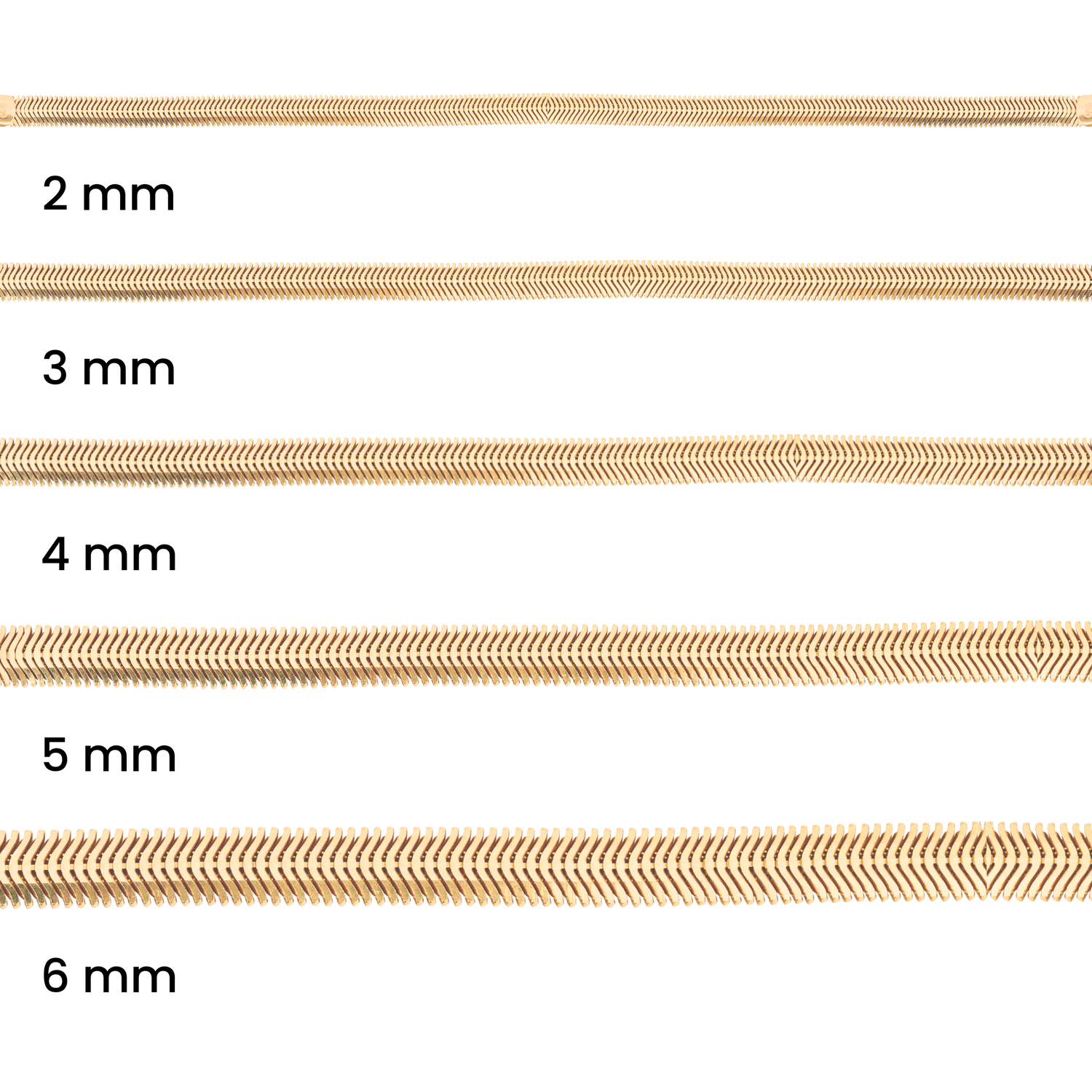 Balıksırtı Modeli 14 Ayar Altın Bileklik 2Mm