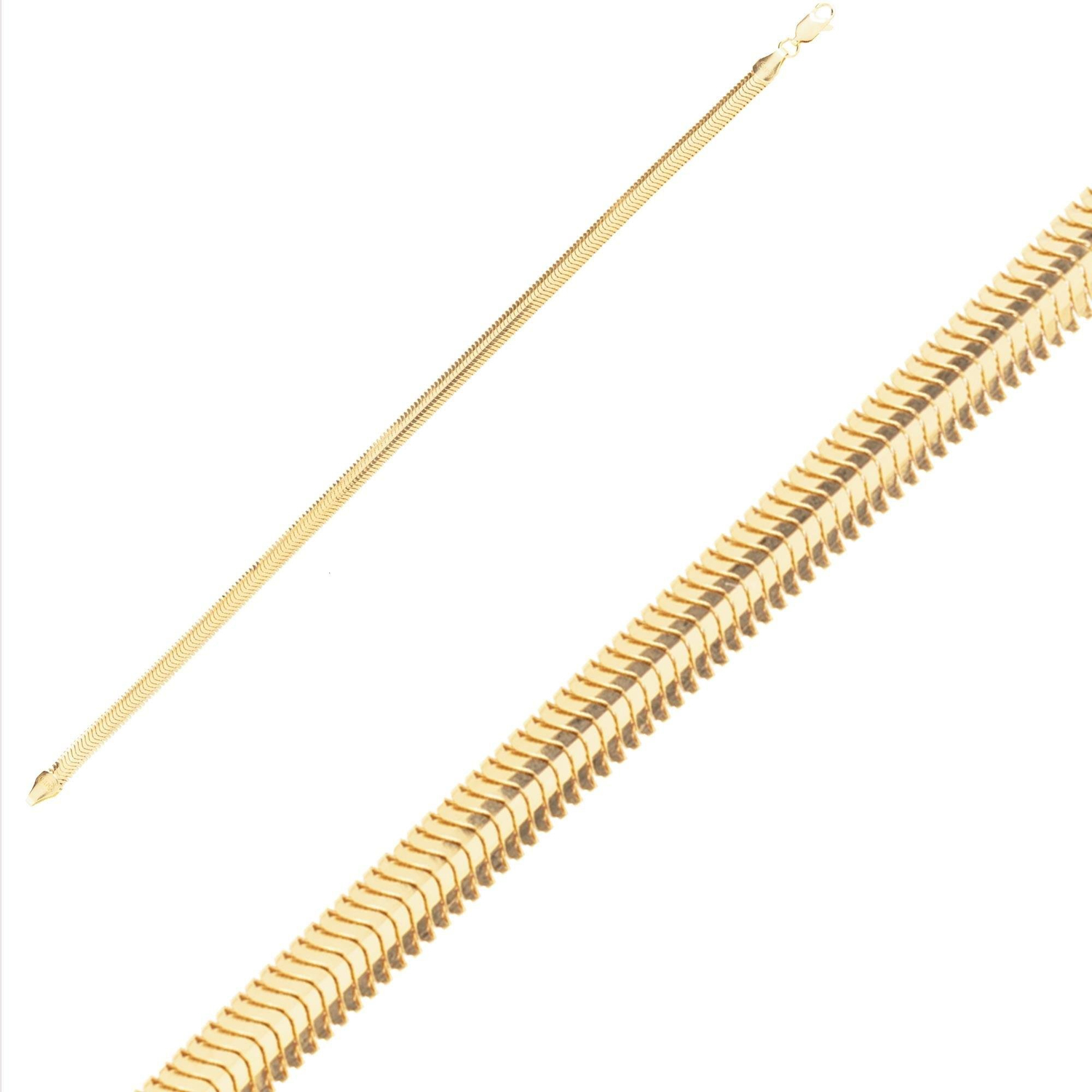 Balıksırtı Modeli Bileklik 4Mm