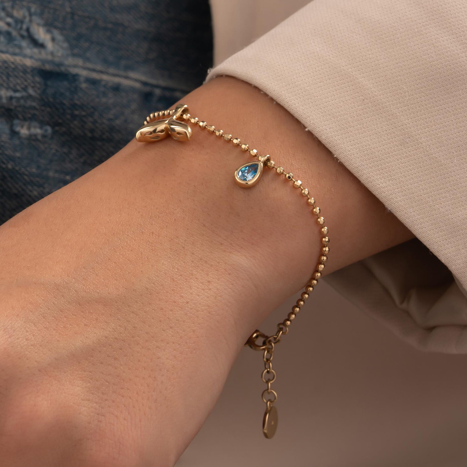 Cetaş Aqualis 14 Ayar Altın Bileklik