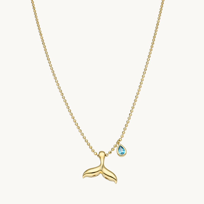 Cetaş Aqualis 14 Ayar Altın Kolye