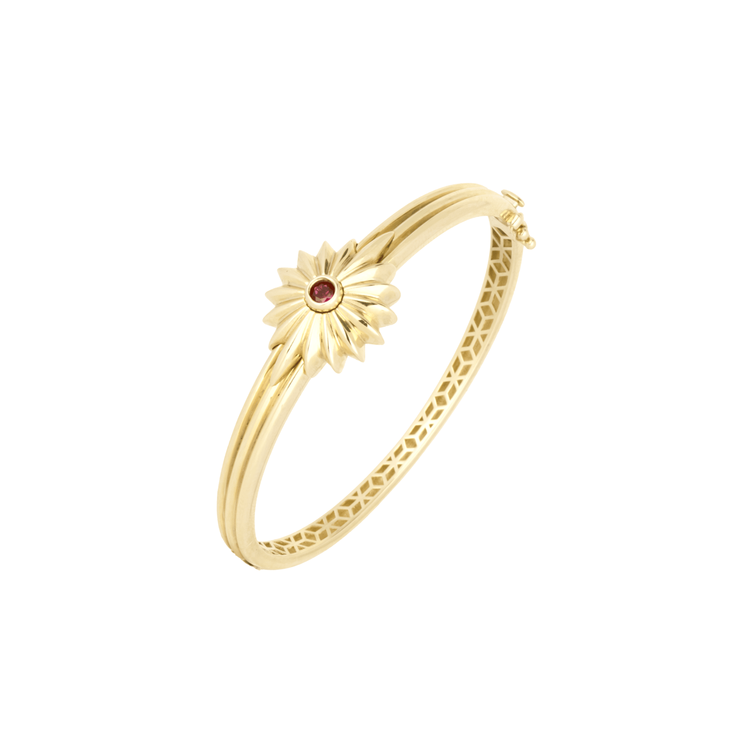 Cetaş Eterna Lotus Altın Kelepçe 14 Ayar