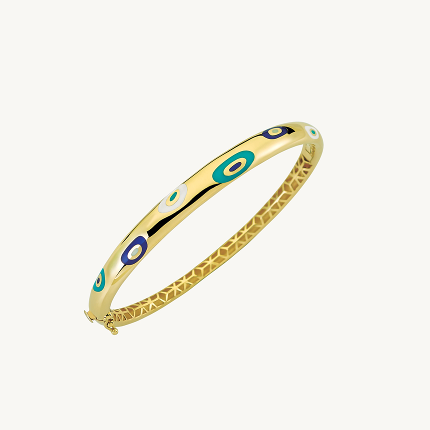 Cetaş Fortuna Sarı Altın Mineli Bilezik