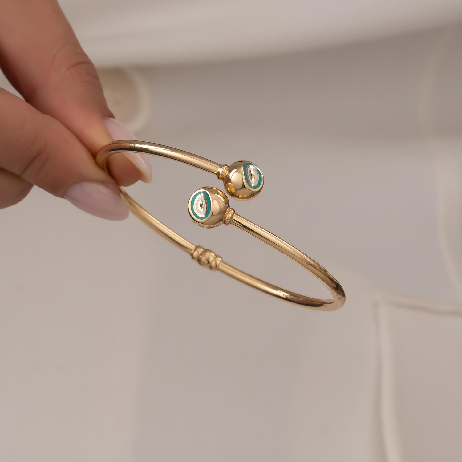 Cetaş Mineli 14 Ayar Altın Kelepçe