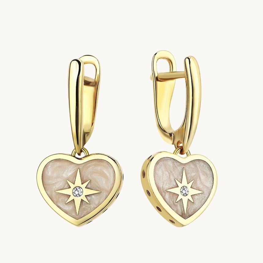 Cetaş Polaris Küpe Altın 14 Ayar