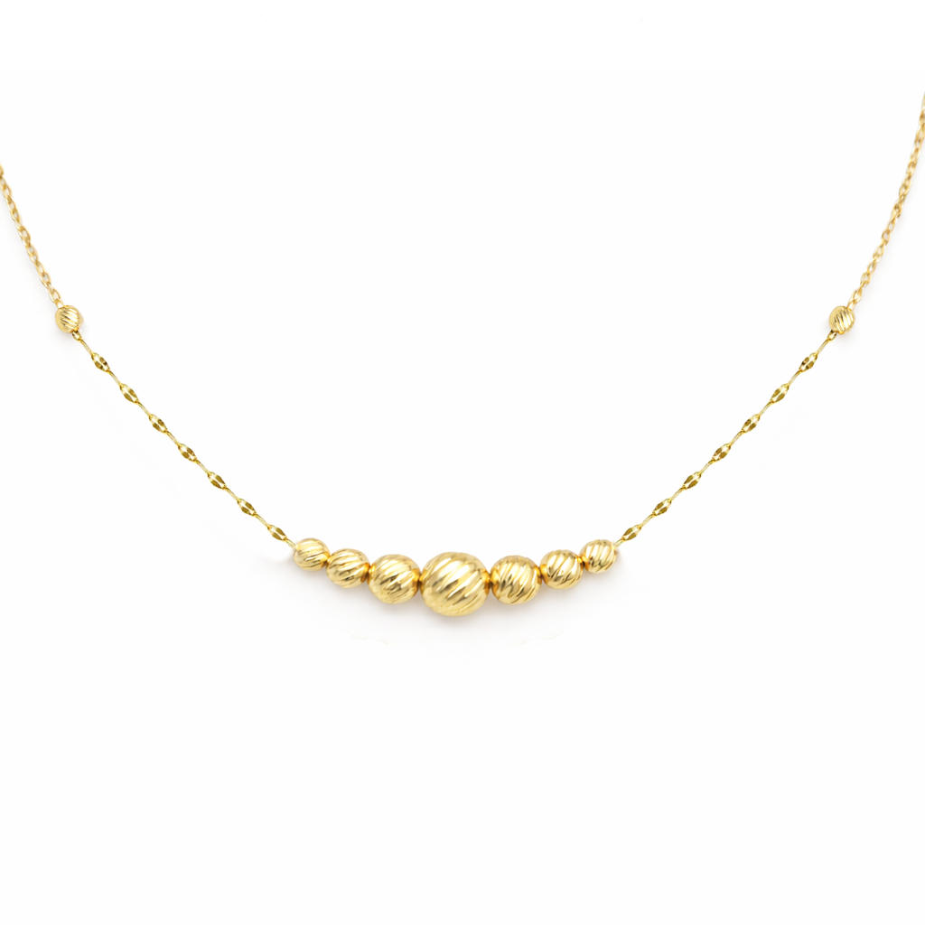 Dorika 14 Ayar Altın Minimal Kolye