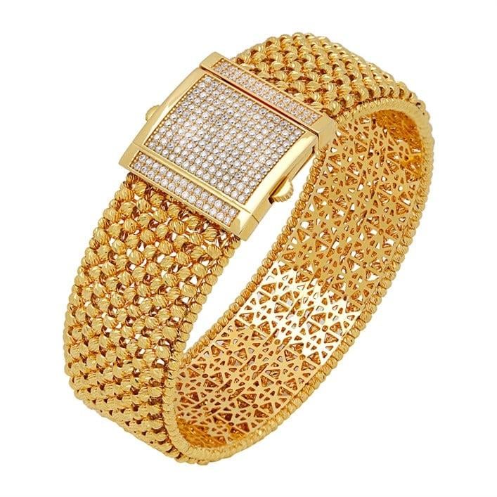 Dorika Toplu 14 Ayar Kelepçe Bilezik