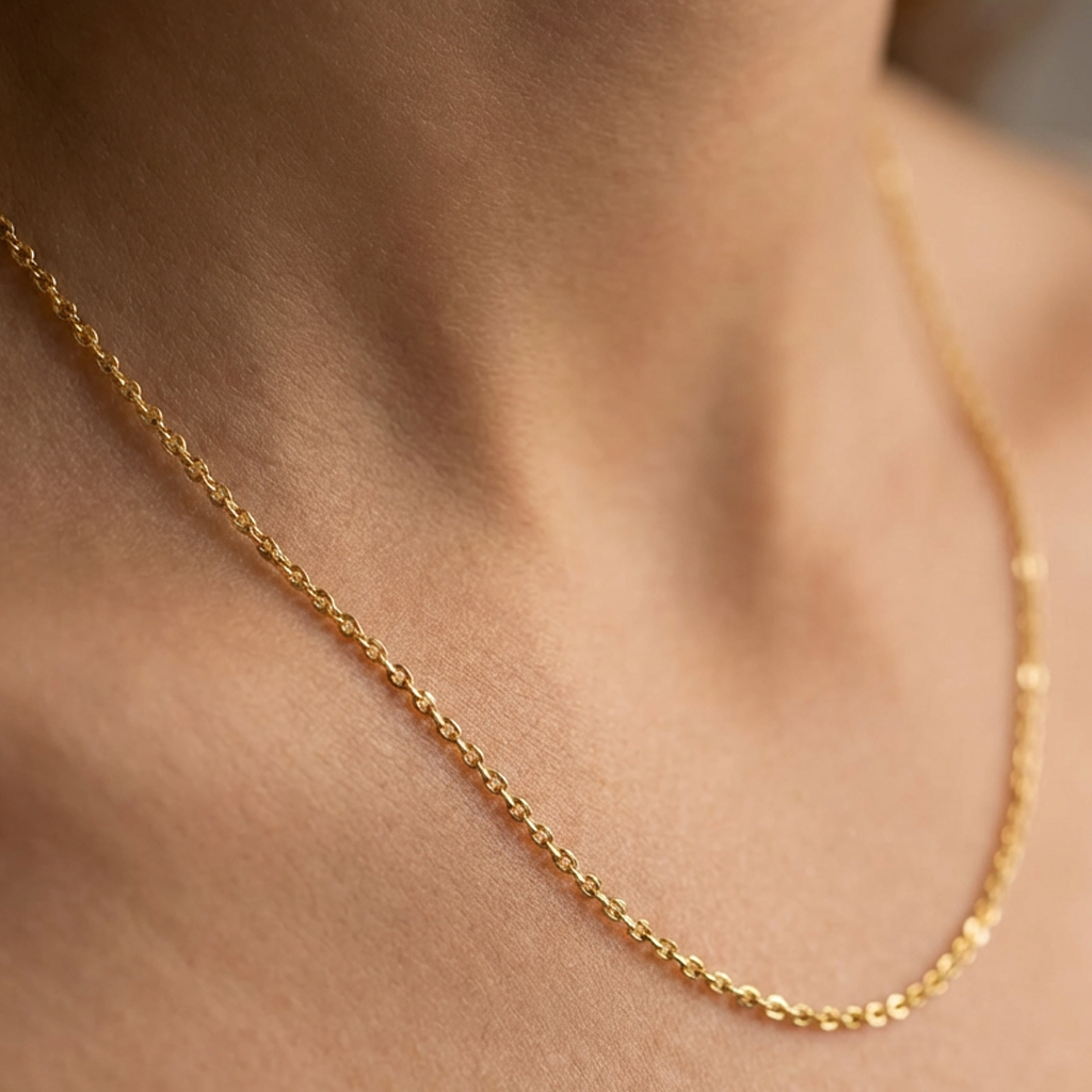 Forse İnce Zincir 14 Ayar Altın