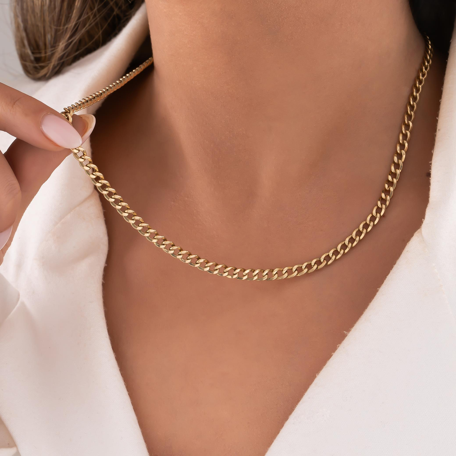 Gurmet Zincir 14 Ayar Altın 5 Mm