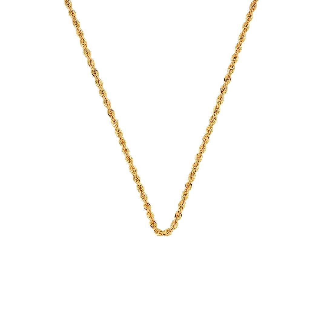 Halat Zincir 2Mm 14 Ayar Altın