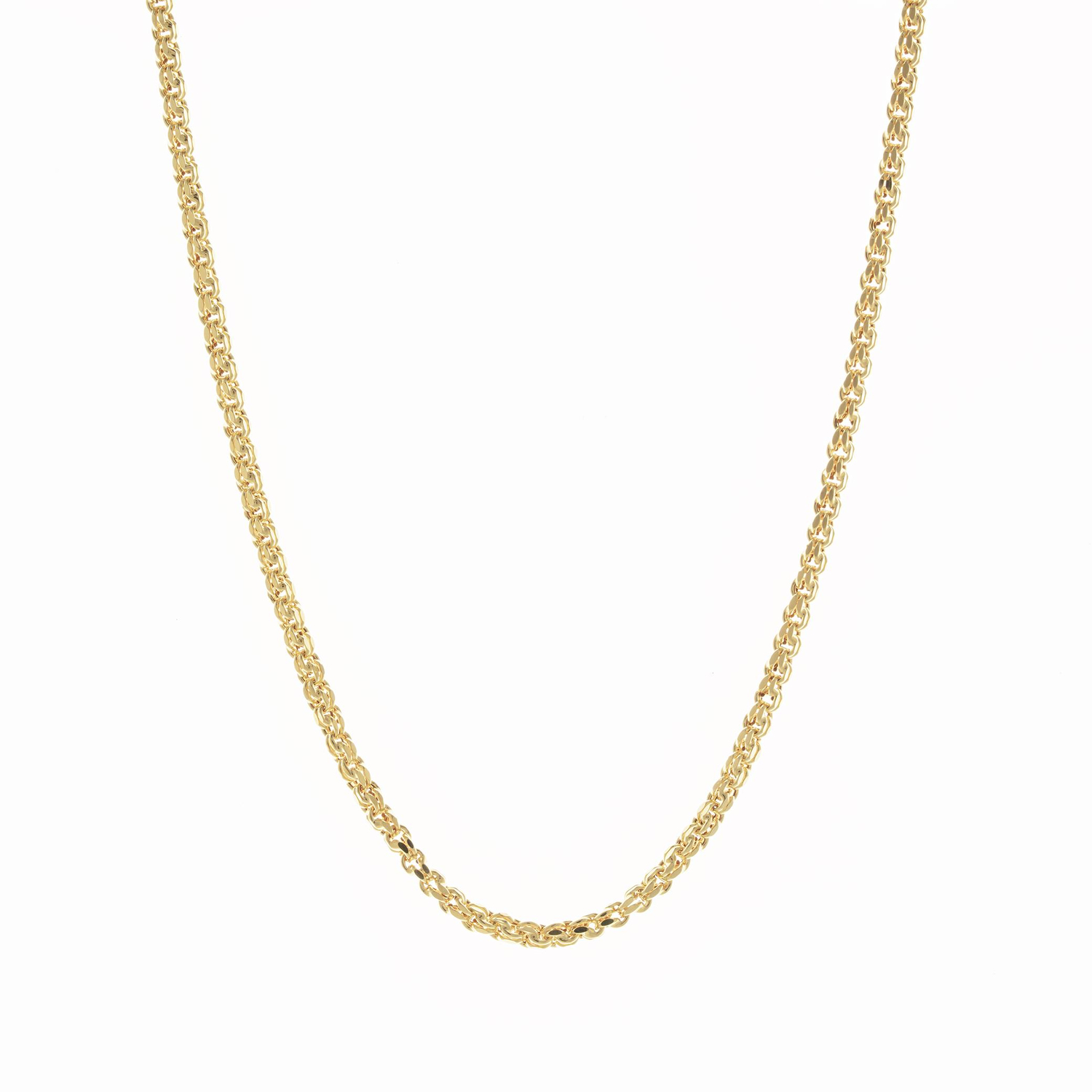 Halat Zincir 4 mm 14 Ayar Altın 