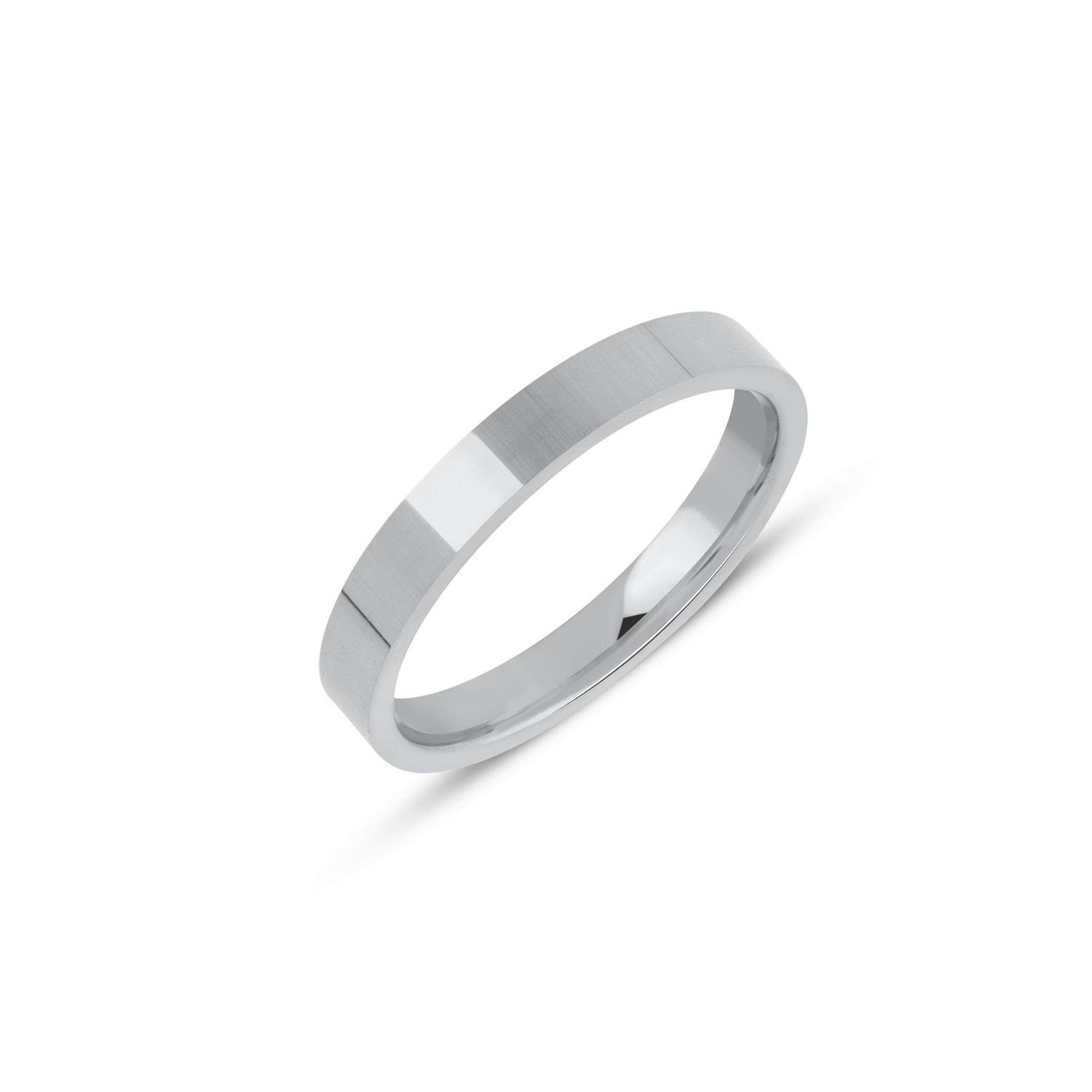 İçi Boş Kibrit Çöpü Düz Klasik Alyans 3 Mm