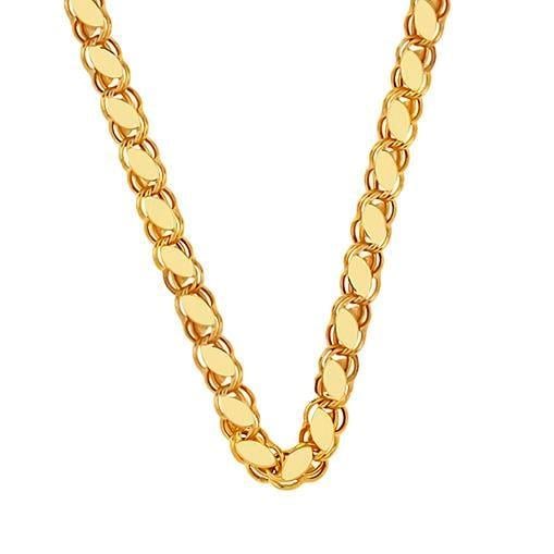 Pullu Zincir 3,5Mm 14 Ayar Altın