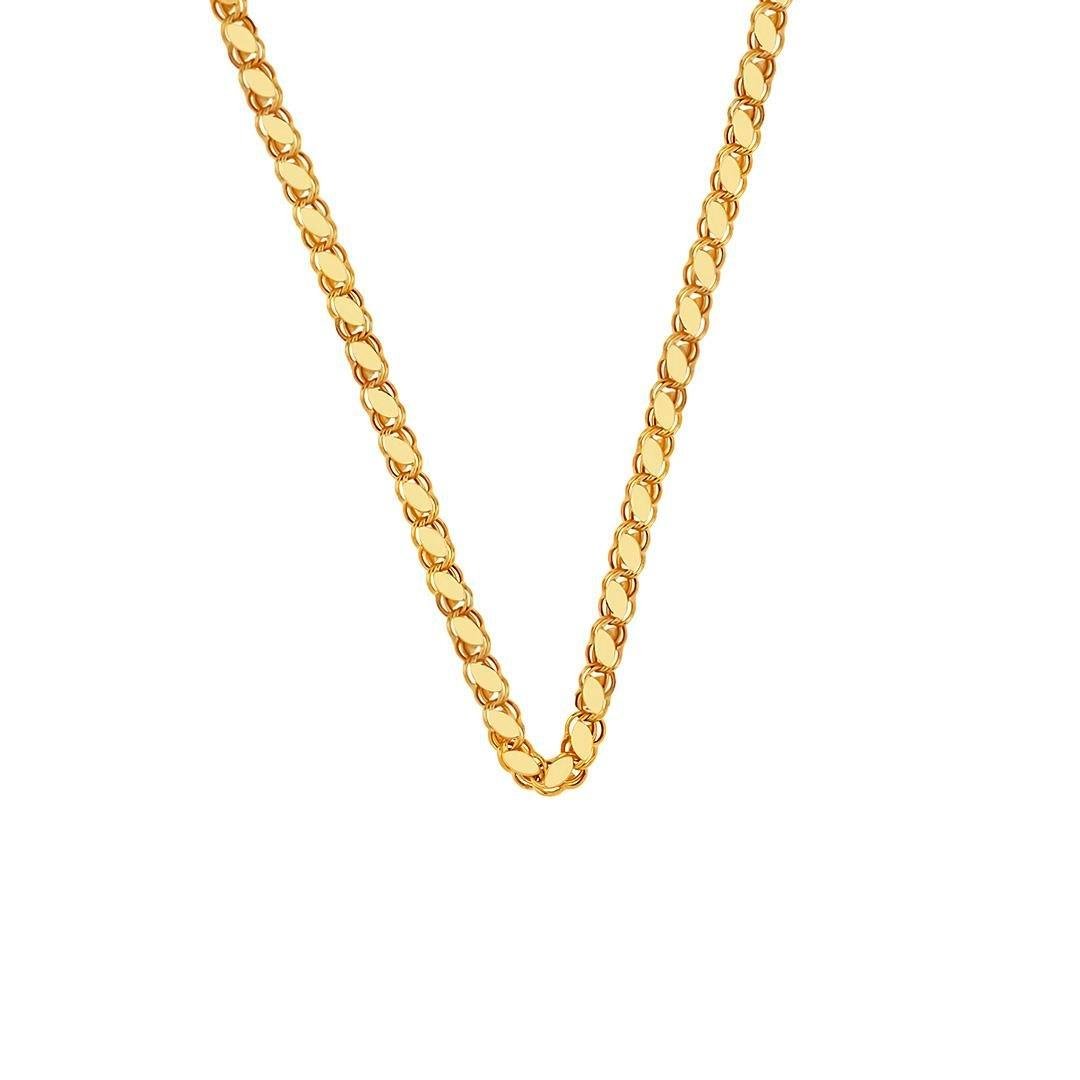 Pullu Zincir 3,5Mm 14 Ayar Altın