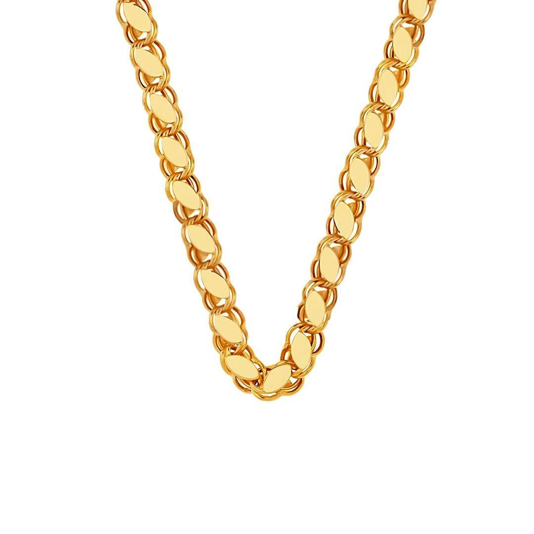 Pullu Zincir 5Mm 14 Ayar Altın