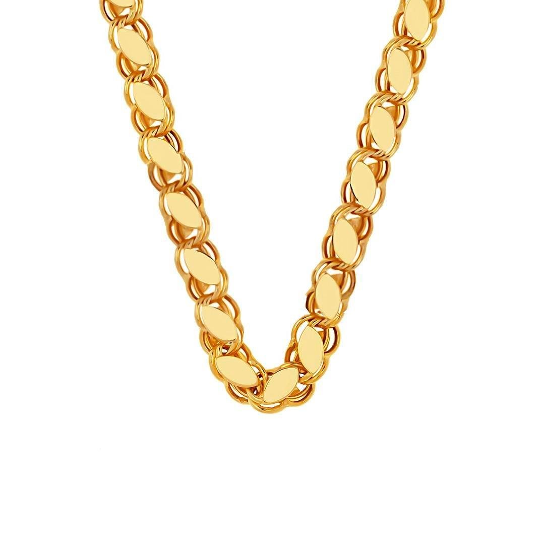 Pullu Zincir 6Mm 14 Ayar Altın