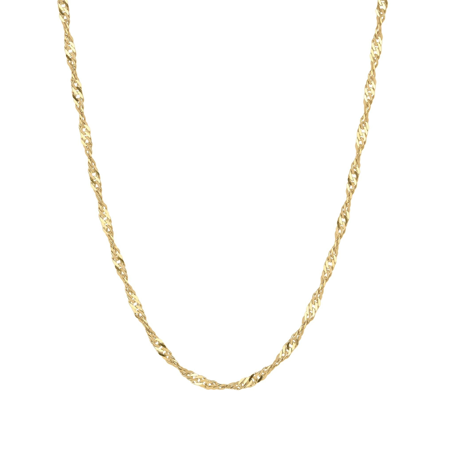 Singapur Zincir 14 Ayar Altın 1 Mm