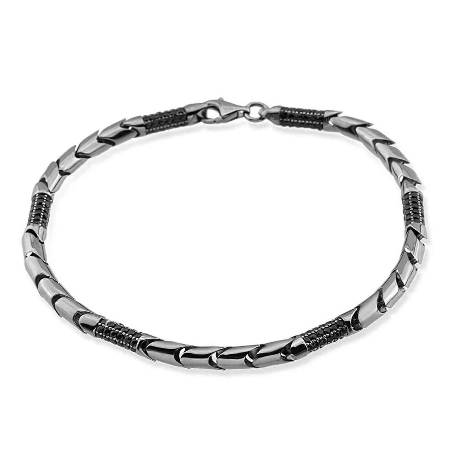 Siyah Altın Erkek Bilekliği