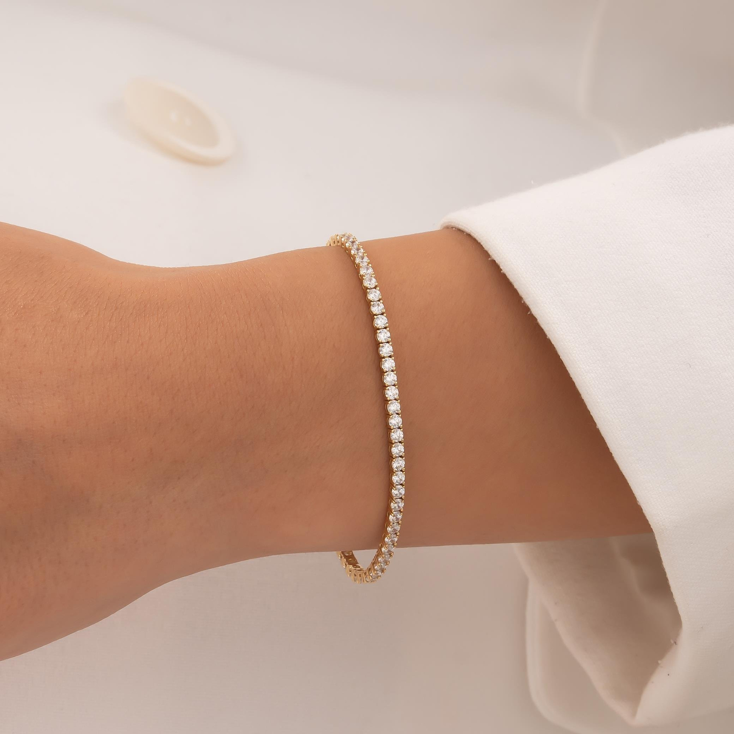 Su Yolu 14 Ayar Altın Bileklik