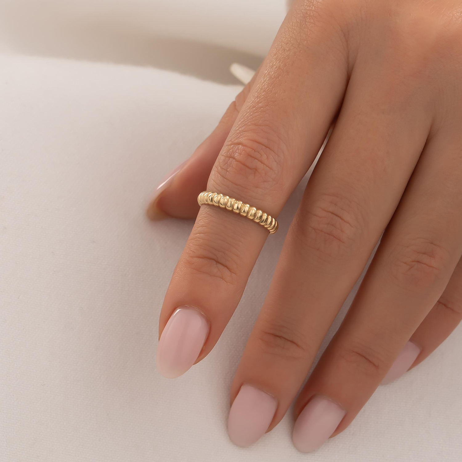 Taşsız Spor Model 14 Ayar Altın Yüzük