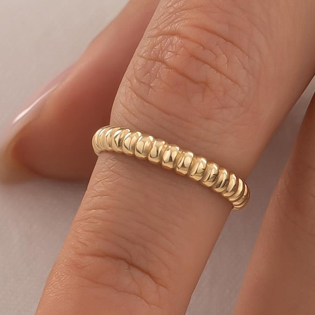 Taşsız Spor Model 14 Ayar Altın Yüzük