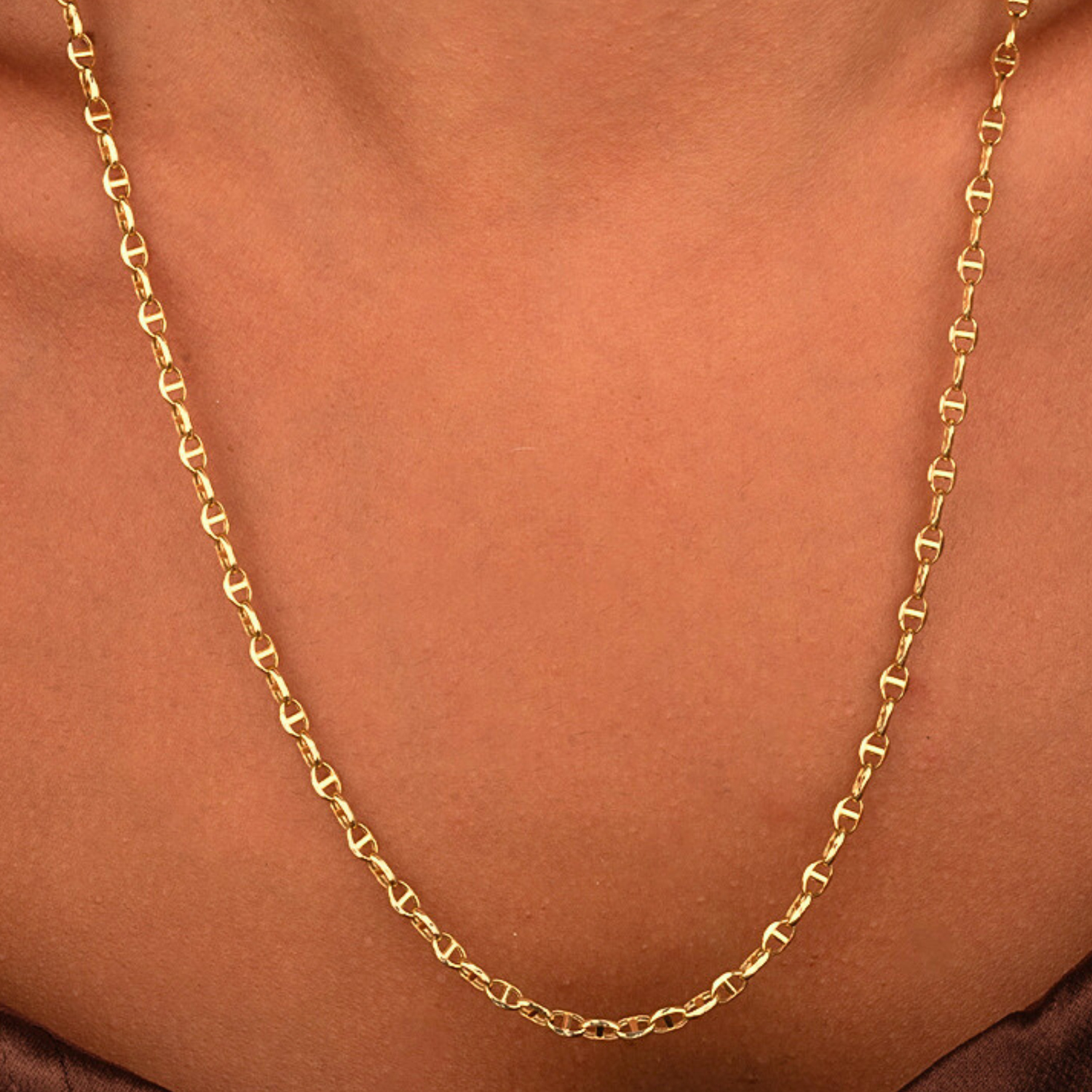 Figaro Trend Zincir 14 Ayar Altın