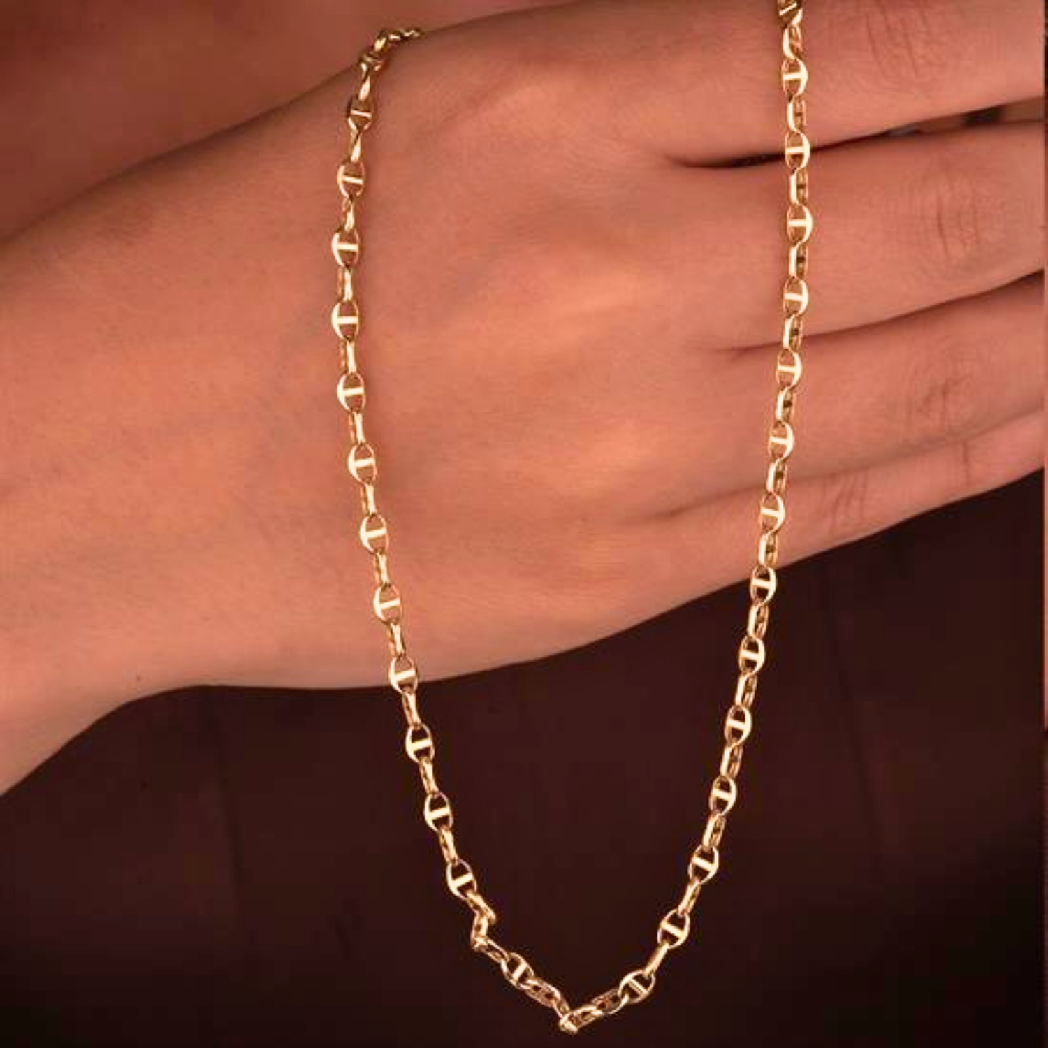 Figaro Trend Zincir 14 Ayar Altın