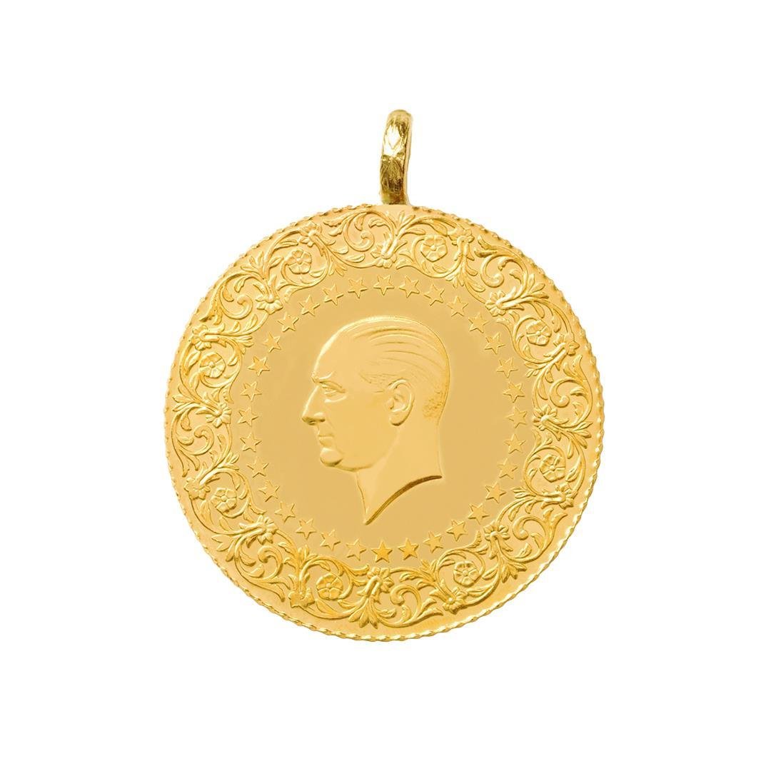 2 Adet Yeni Tarihli Beşli Altın  