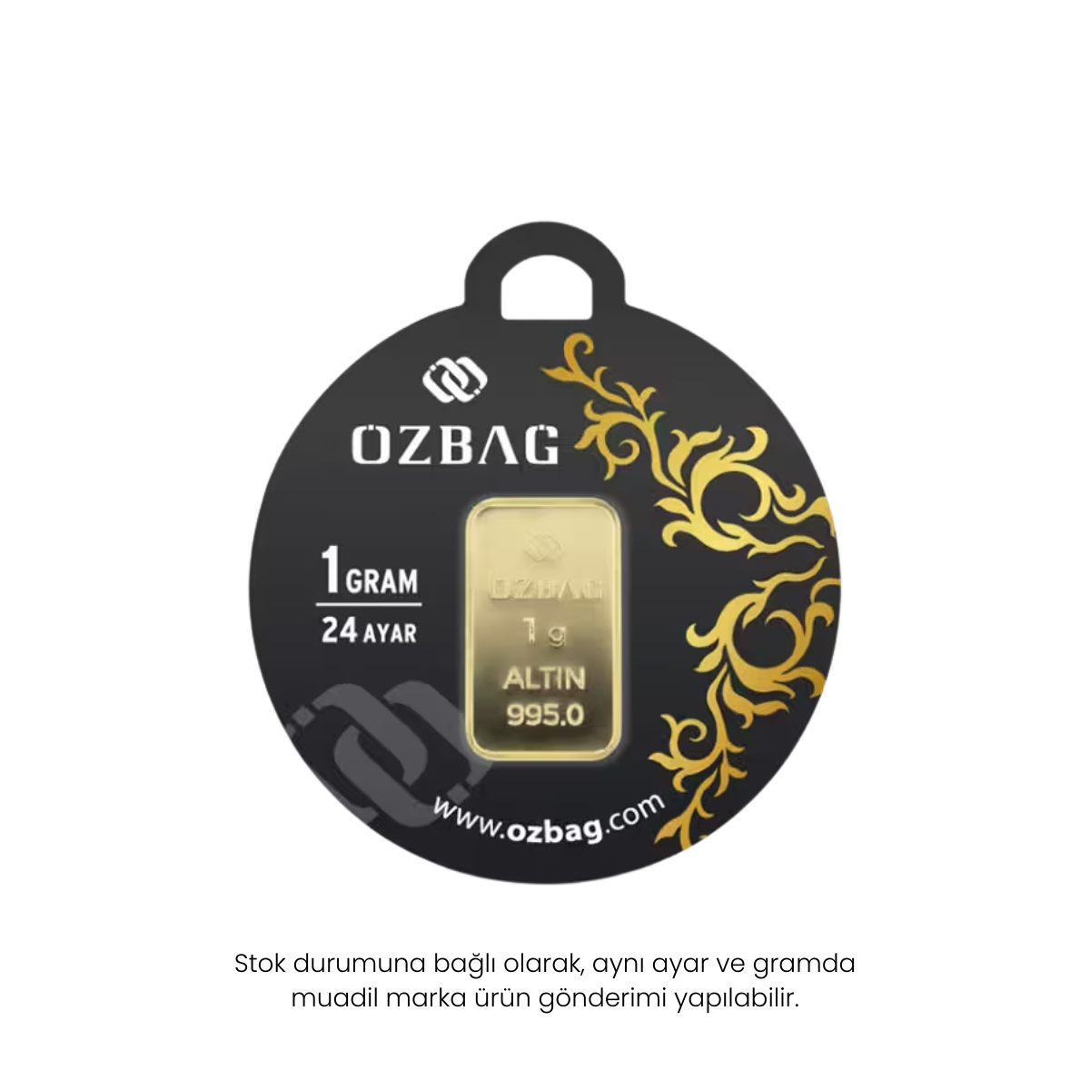 1 Gr 24 Ayar Gram Altın