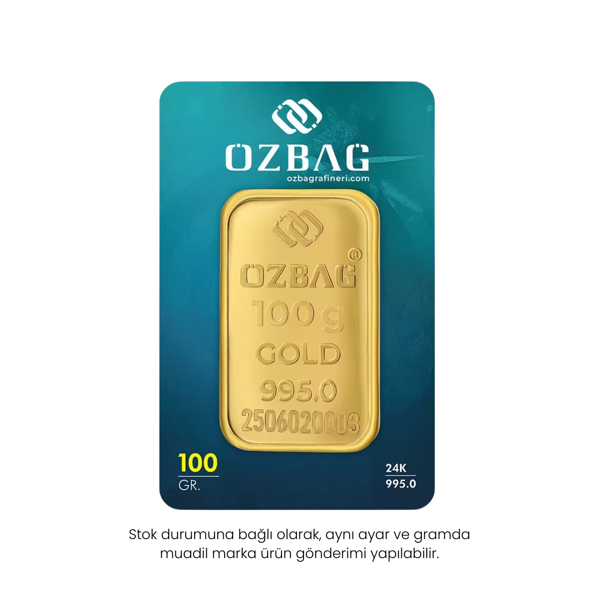 100 Gr 24 Ayar Gram Altın