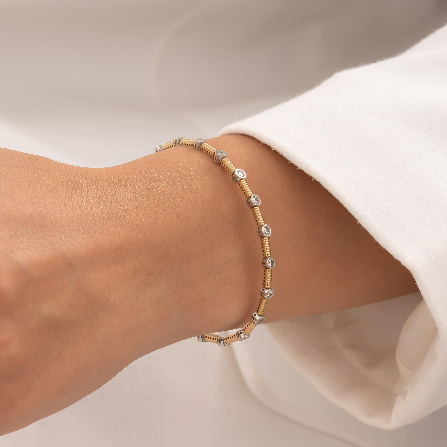 14 Ayar Tasarım  Altın Kelepçe