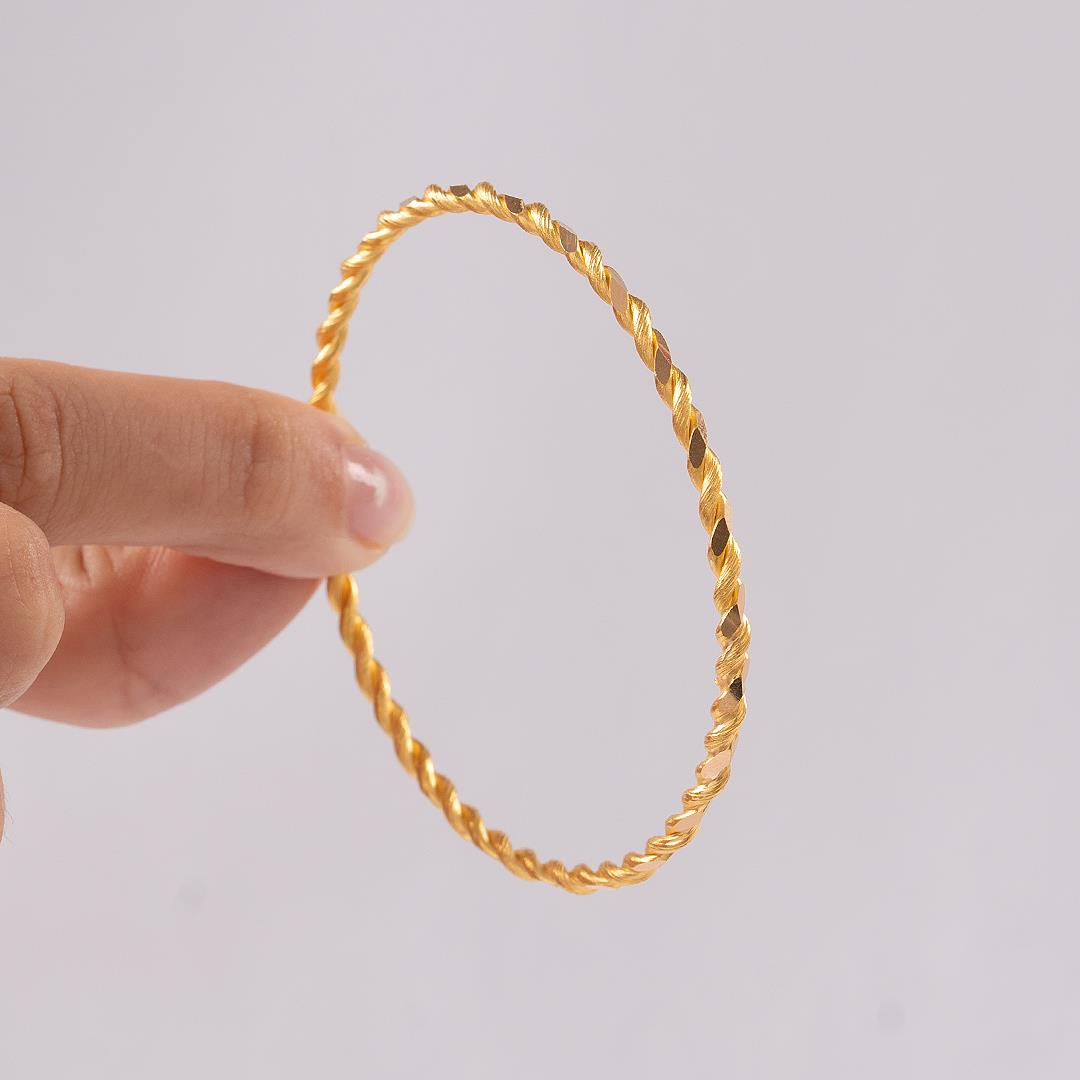 15 Gram (Gr) 2 li Burma Bilezik 22 Ayar Yatırımlık İşçiliksiz