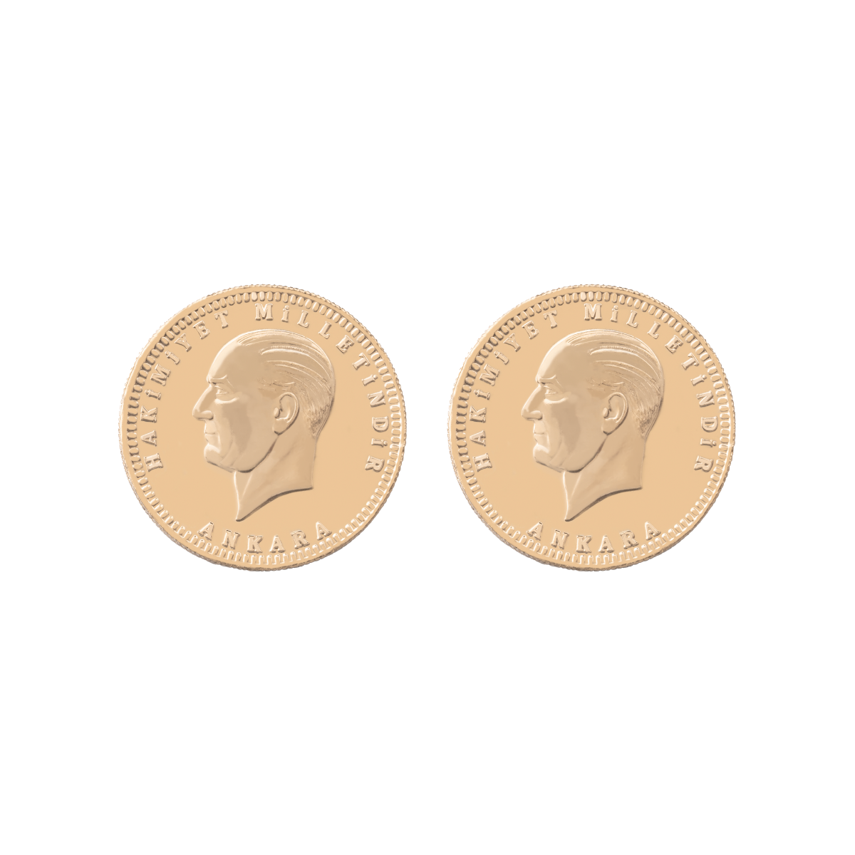 2 Adet Beşli Ata Altın