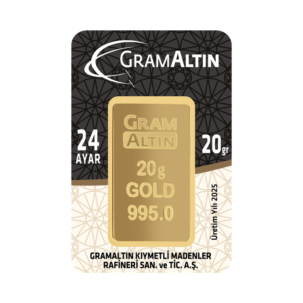 20 Gr 24 Ayar Gram Altın