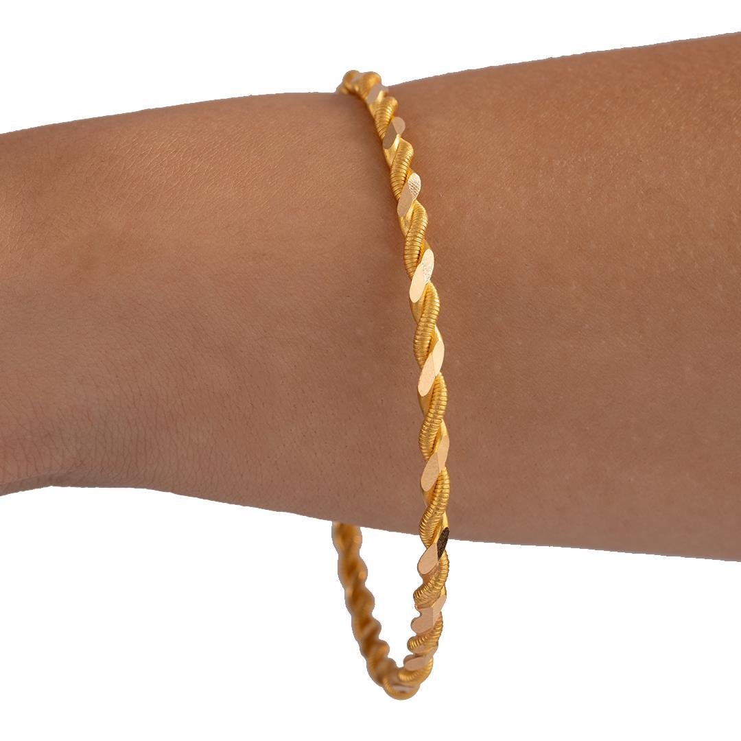 20 Gram (Gr) 2 li Burma Bilezik 22 Ayar Yatırımlık İşçiliksiz