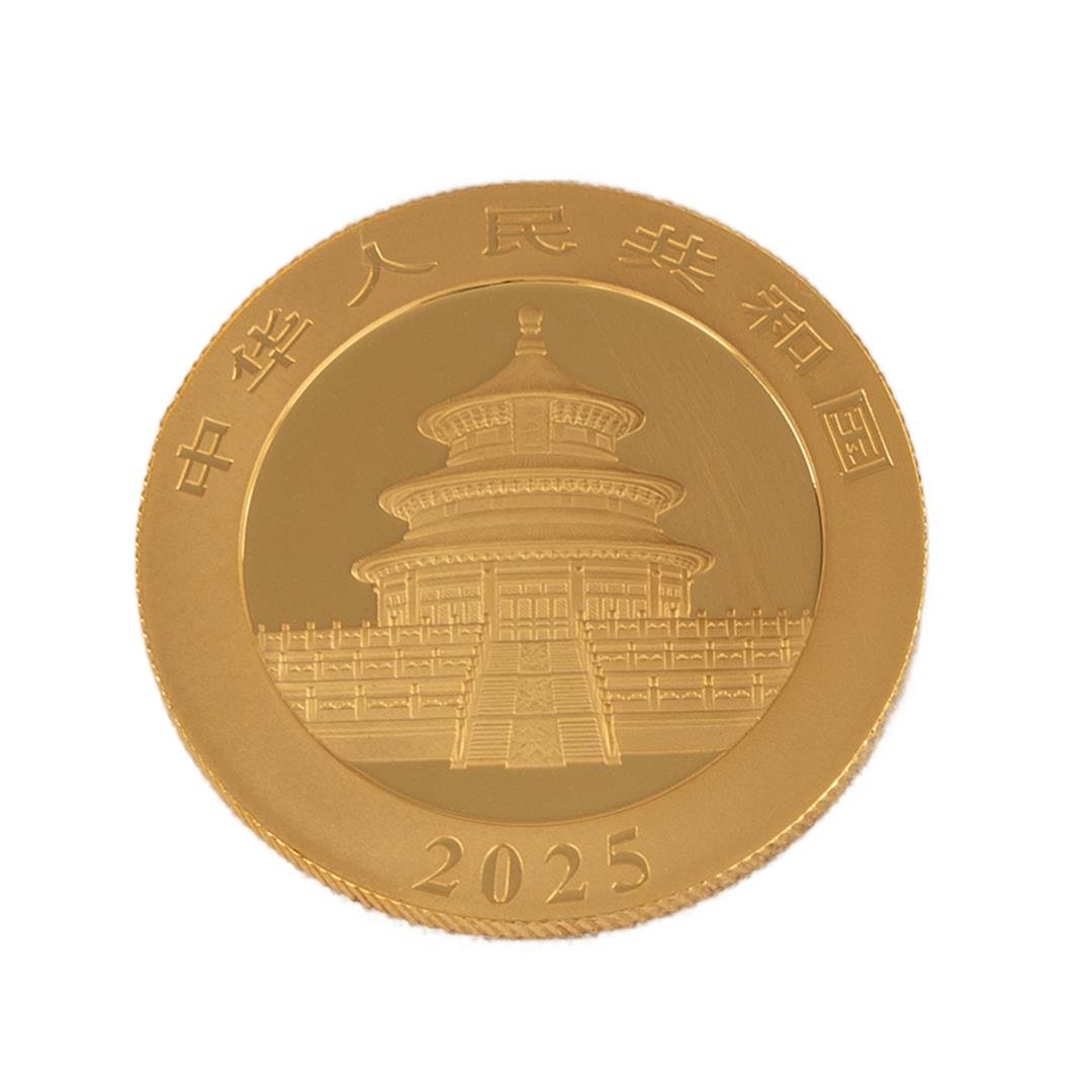 2025 Çin Panda Yılı Hatıra para 24 Ayar 8.00 gr 