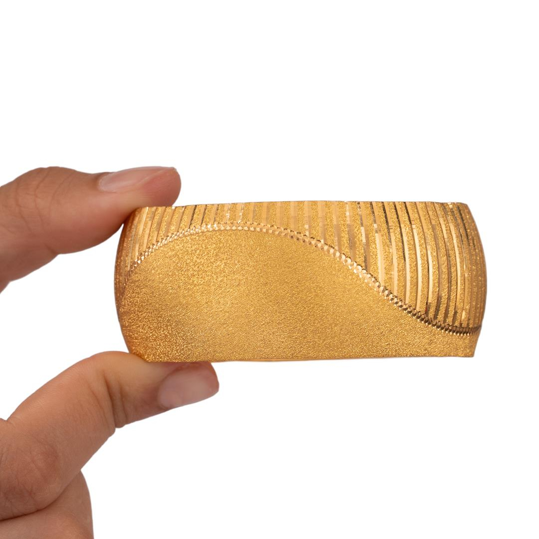 40 Gram (Gr) 40mm Rüya Model Mega Bilezik 22 Ayar Yatırımlık İşçiliksiz