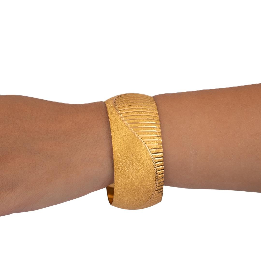 40 Gram (Gr) 40mm Rüya Model Mega Bilezik 22 Ayar Yatırımlık İşçiliksiz