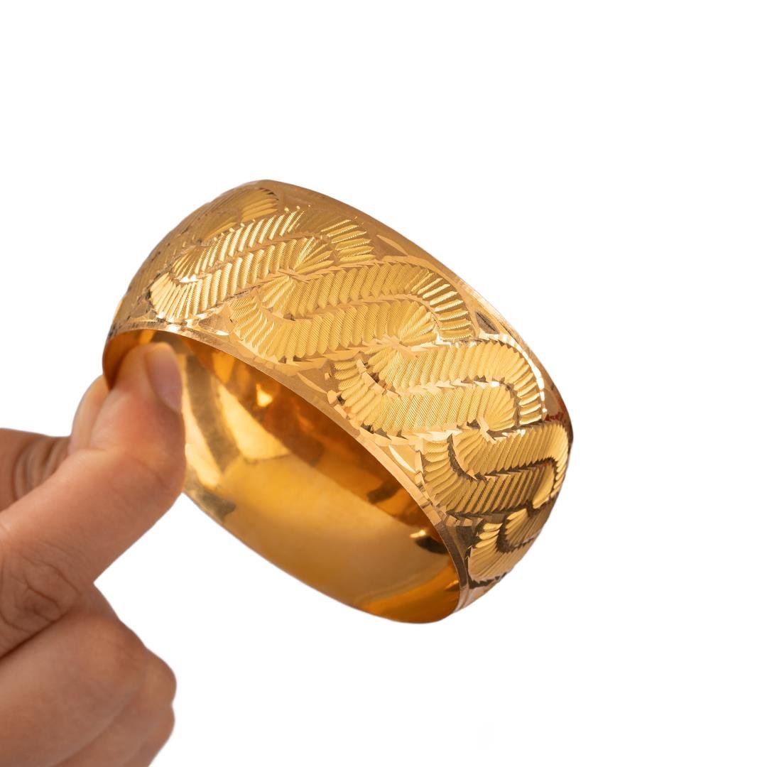 40 Gram (Gr) 40mm S Örgü Model Mega Bilezik 22 Ayar Yatırımlık İşçiliksiz