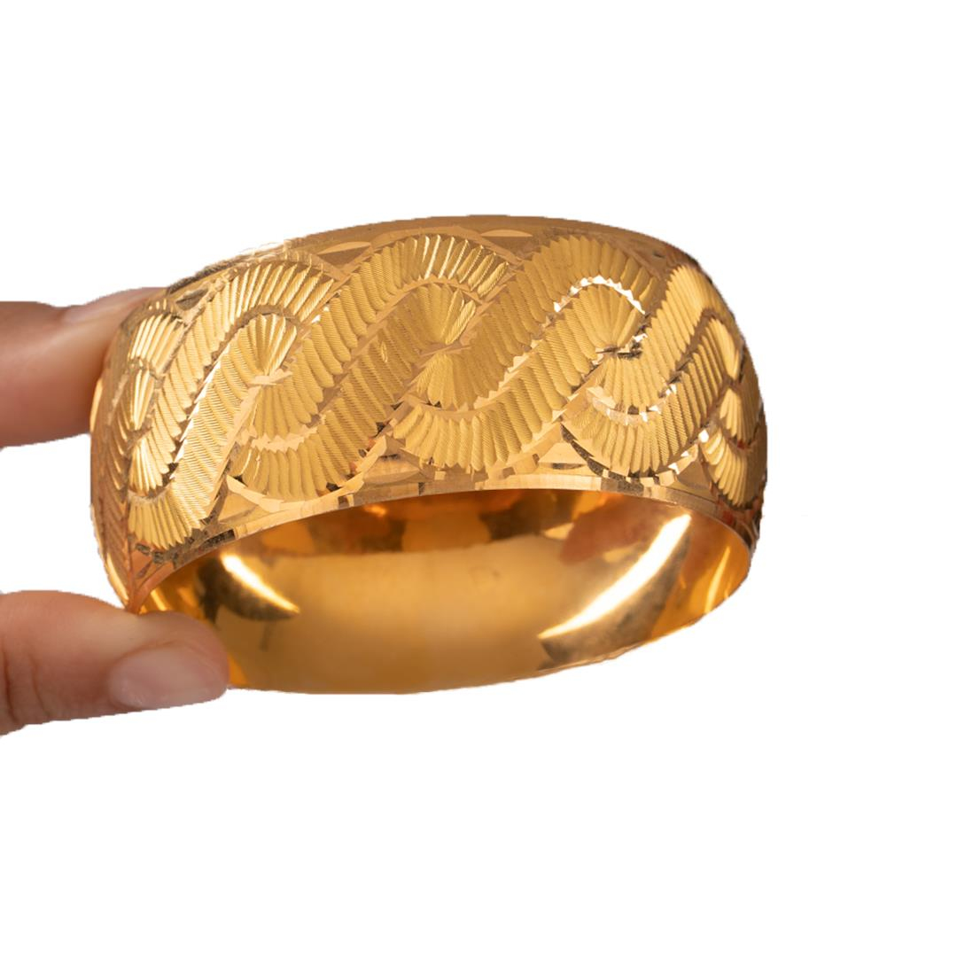 40 Gram (Gr) 40mm S Örgü Model Mega Bilezik 22 Ayar Yatırımlık İşçiliksiz